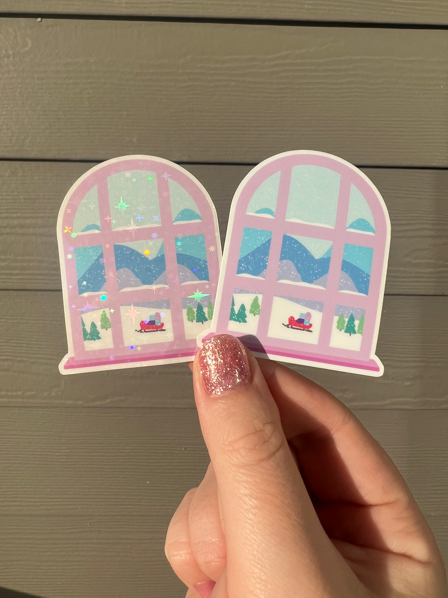 Winter Wonderland Window Sticker