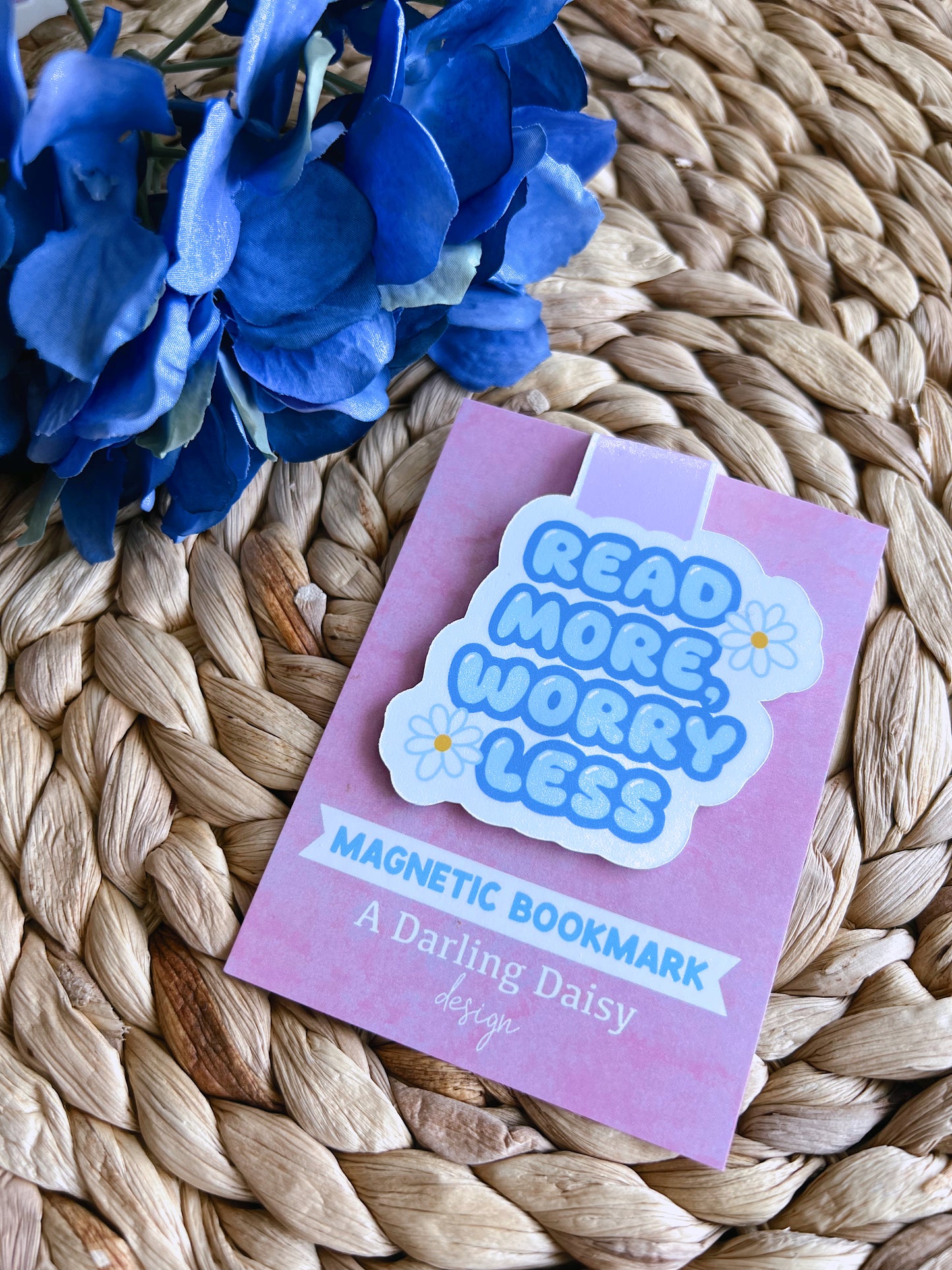 Read More Worry Less Magnetic Bookmark