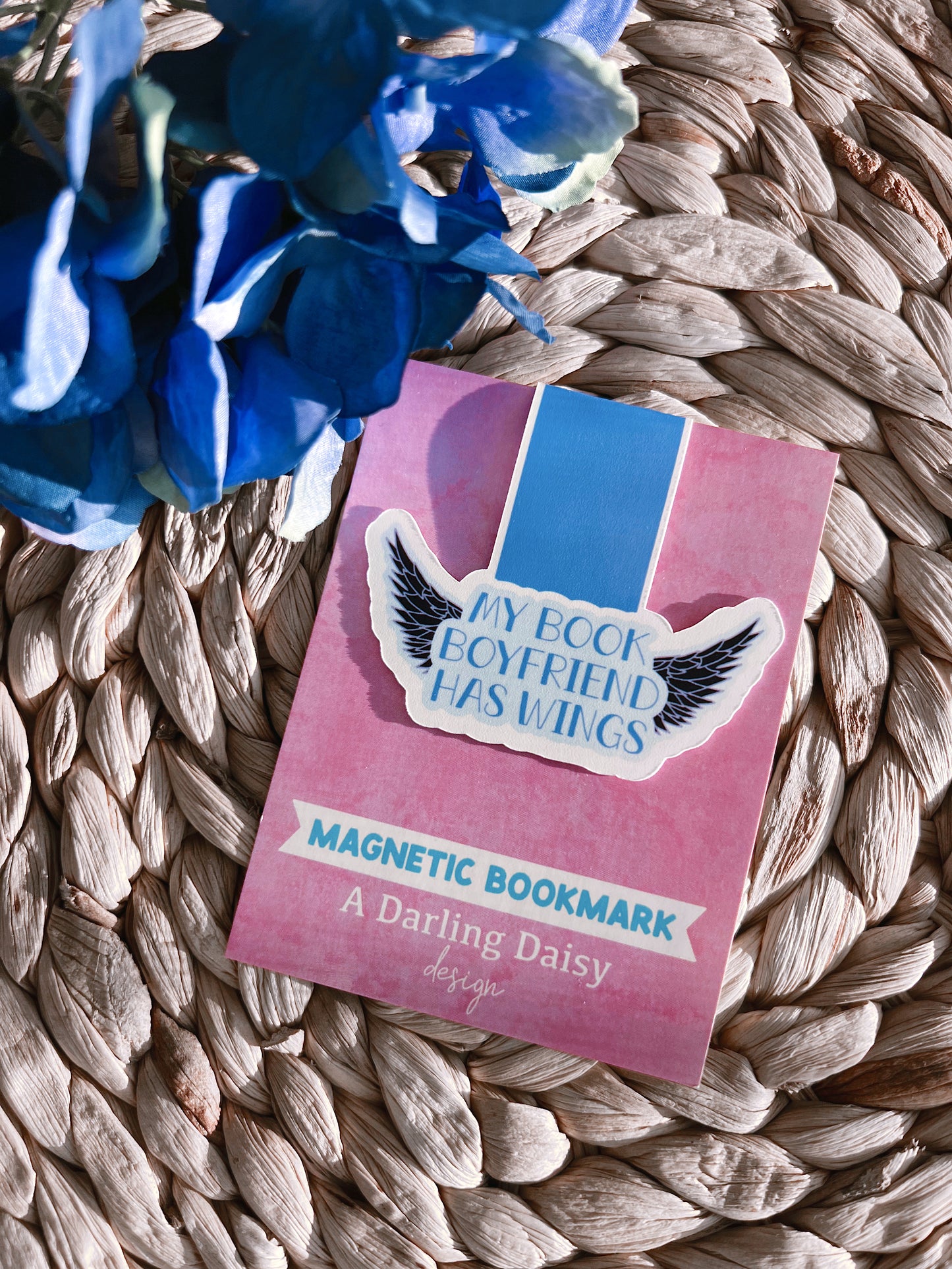 My Book Boyfriend Has Wings Magnetic Bookmark