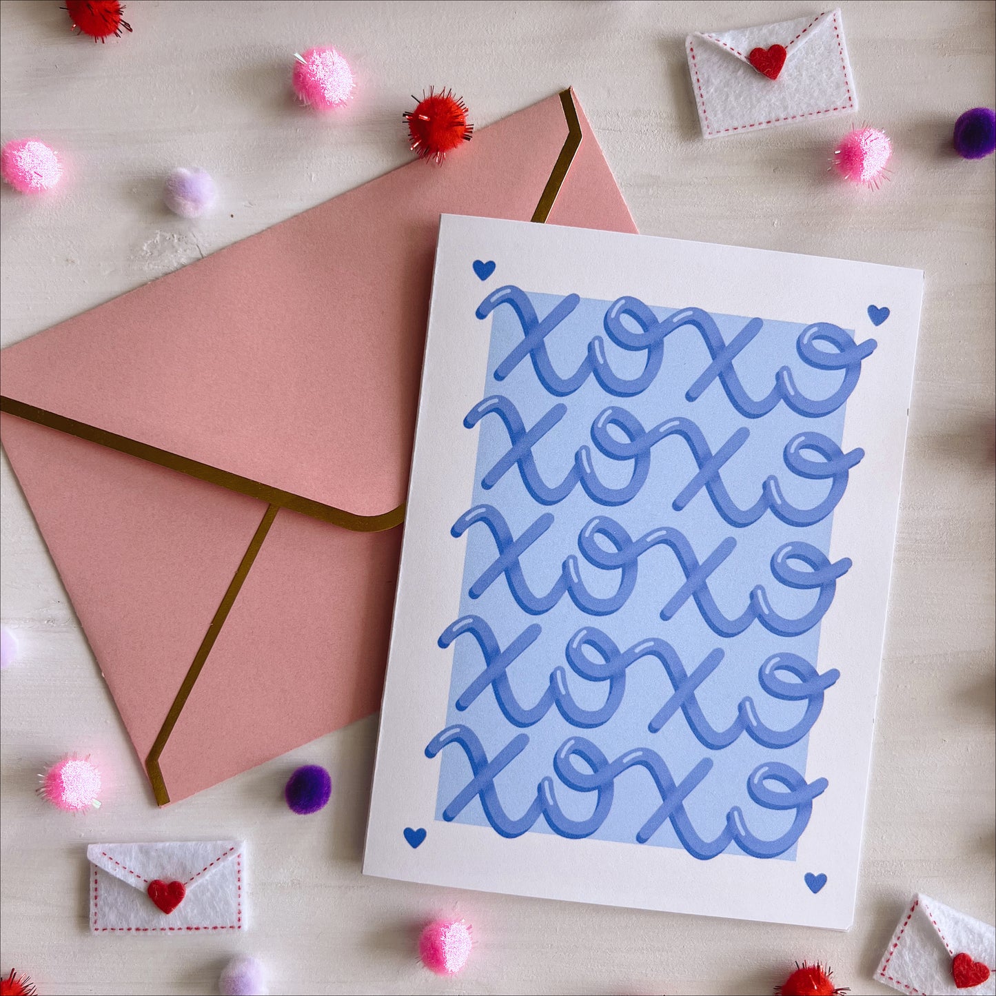 XOXO Greeting Card