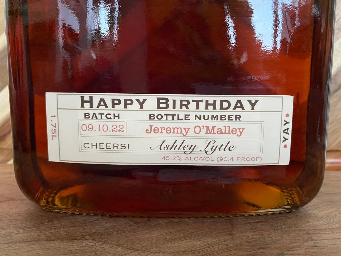Birthday - Custom Whiskey Label