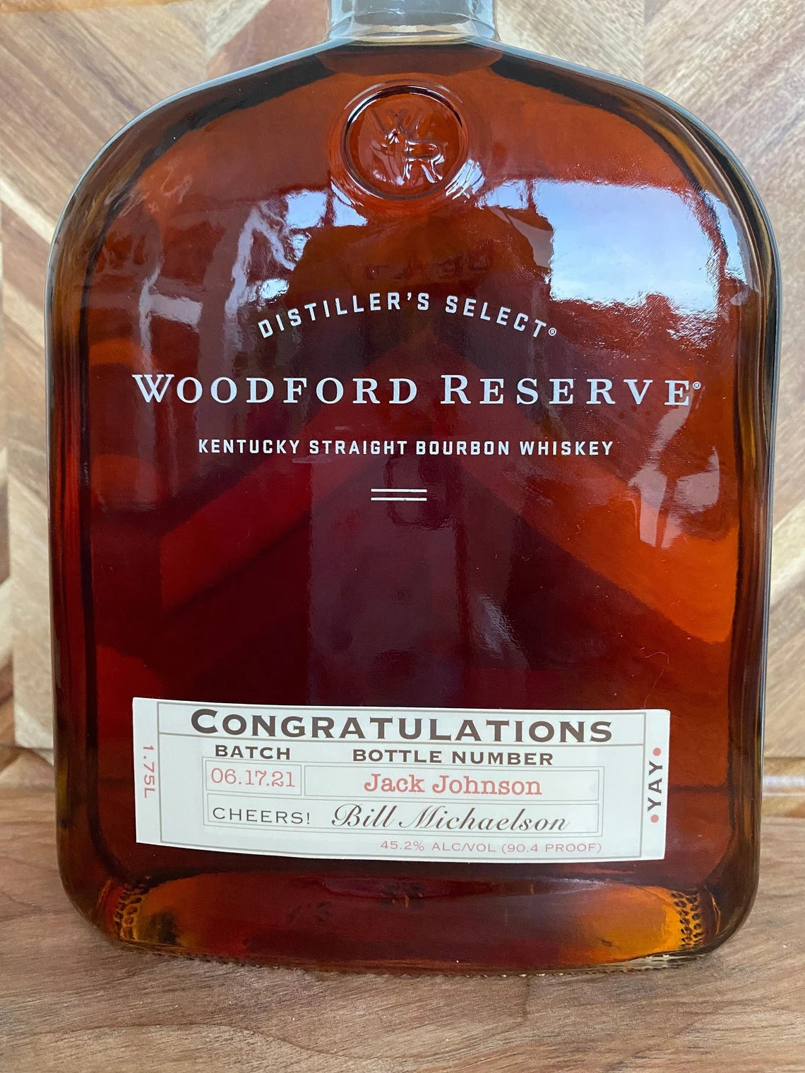 Congratulations - Custom Whiskey Label