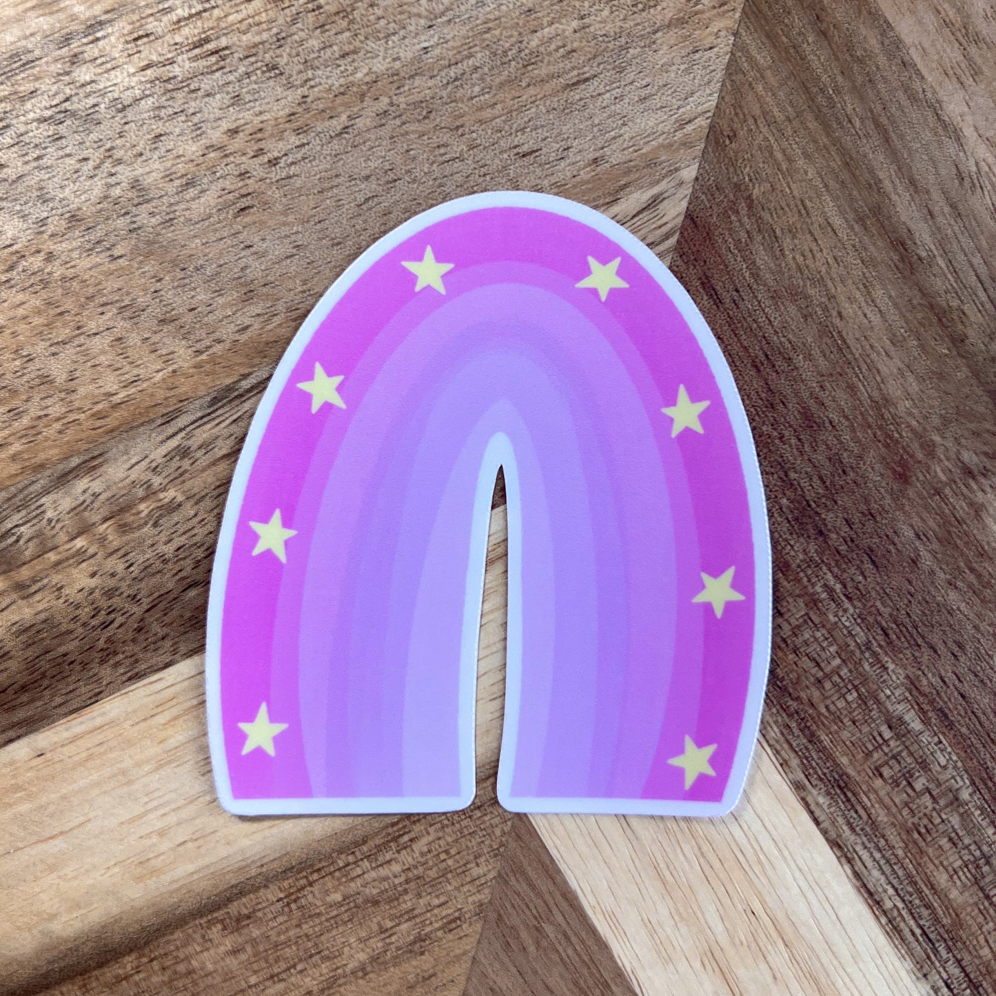 Pink Rainbow Sticker