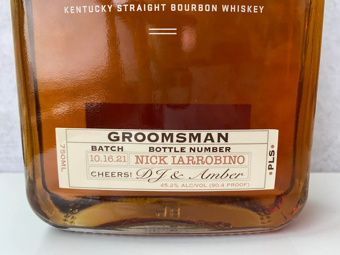 Wedding Party - Custom Whiskey Label